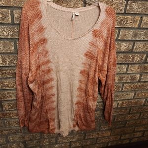 Long sleeve tyedye top size 18/20